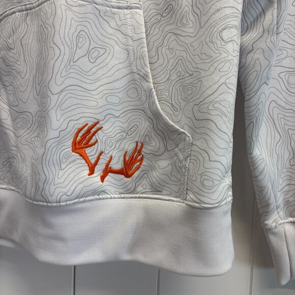 Deadeye Outfitters Hoodie Women Medium Animal Embroidered Hunter Outdoor Cozy - Picture 3 of 7